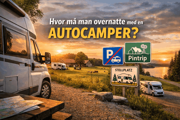 Hvor må man overnatte i autocamper