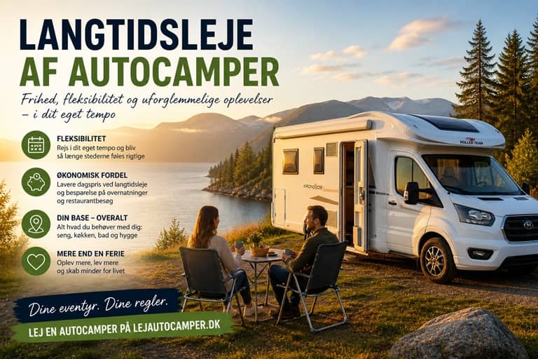 Langtidsleje af autocamper